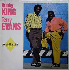 Front Cover Album Bobby King - Live And Let Live!