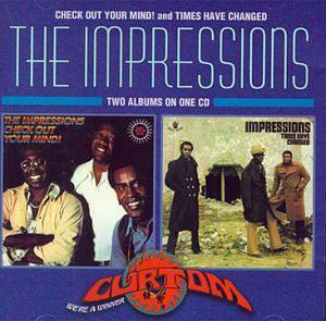 Front Cover Album The Impressions - Check Out Your Mind
