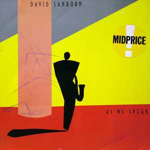 Front Cover Album David Sanborn - As We Speak