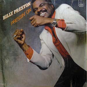 Front Cover Album Billy Preston - Pressin' On