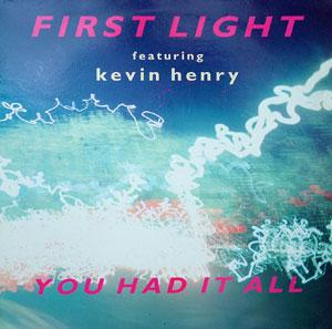 Front Cover Album 1st Light - You Had It All
