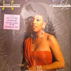 Front Cover Album Jean Carne - You're A Part Of Me