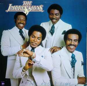 Front Cover Album The Impressions - It's About Time