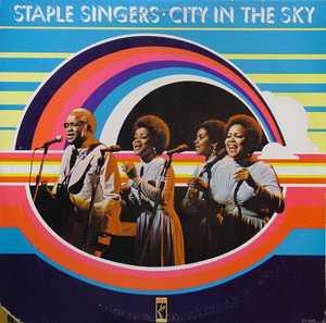 Front Cover Album Staple Singers - City In The Sky