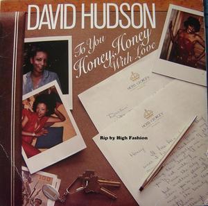 Front Cover Album David Hudson - To You Honey, Honey With Love