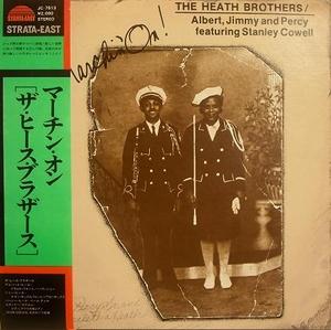Front Cover Album The Heath Brothers - Marchin' On  | tokuma musical industries co. records | JC-7513 | JAP