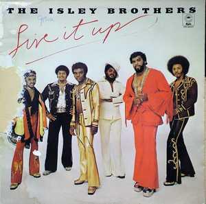Front Cover Album The Isley Brothers - Live It Up