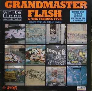 Front Cover Album Grandmaster Flash And The Furious Five - White Lines