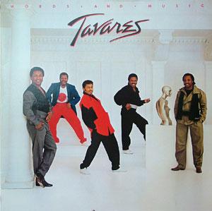 Front Cover Album Tavares - Words And Music