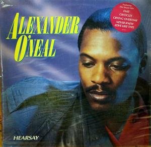 Front Cover Album Alexander O' Neal - Hearsay