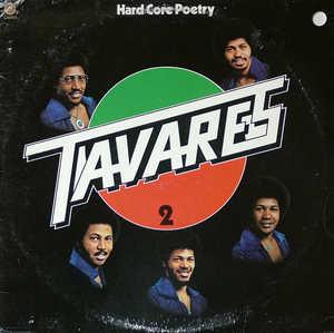 Front Cover Album Tavares - Hard Core Poetry