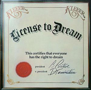 Front Cover Album Kleeer - License To Dream  | atlantic records | ATL 50 785 | DE