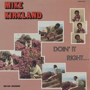 Front Cover Album Mike James Kirkland - Doin' It Right 