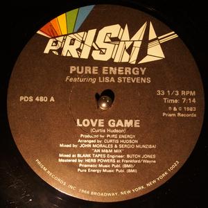 Front Cover Single Pure Energy - Love Game