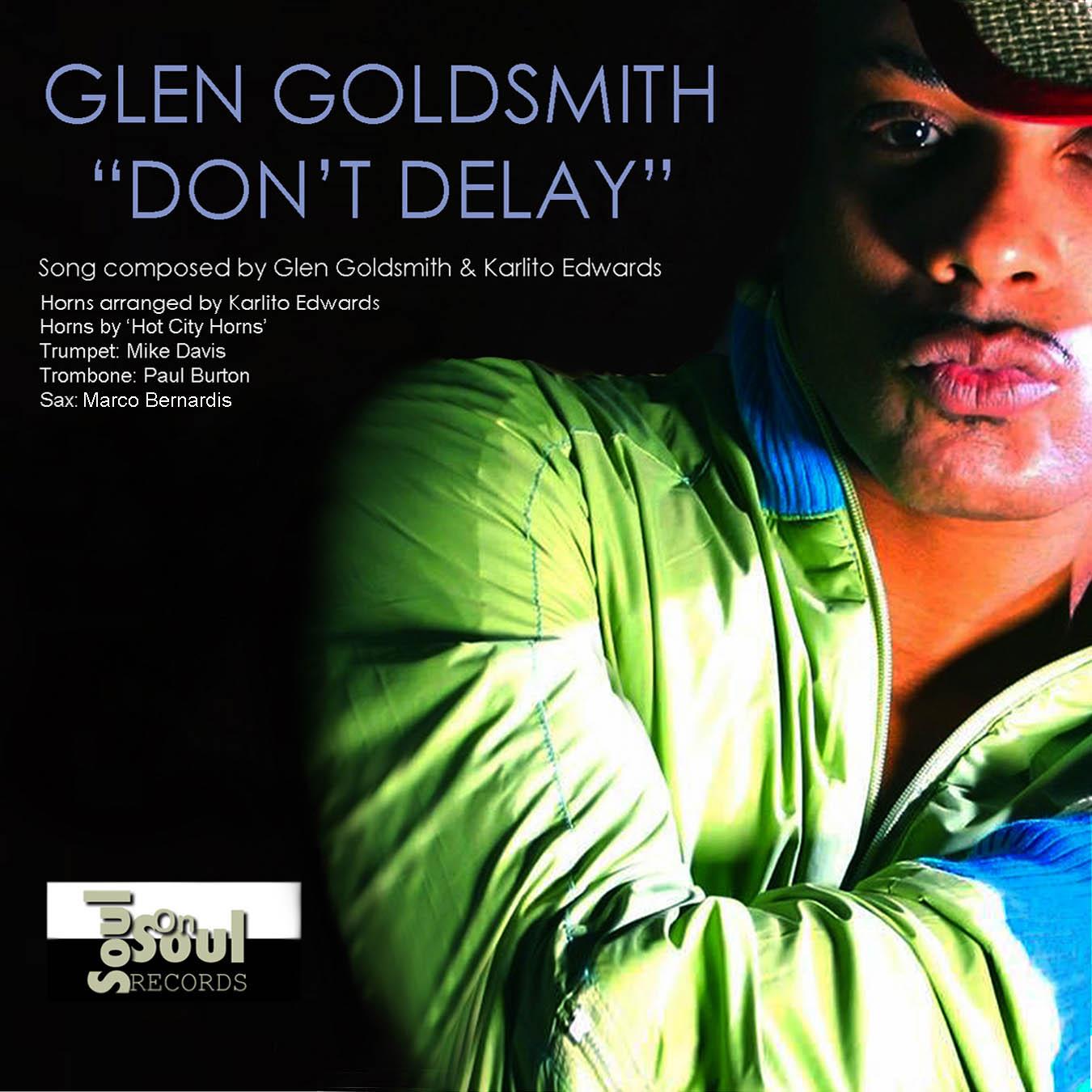 Front Cover Single Glen Goldsmith - Don't Delay