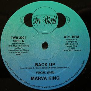 Front Cover Single Marva King - Back Up (Vocal)