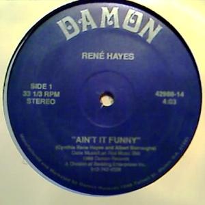 Front Cover Single René Hayes - Ain't It Funny
