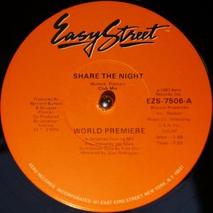 Front Cover Single World Premiere - Share The Night
