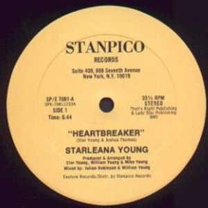 Front Cover Single Starleana Young - Heartbreaker