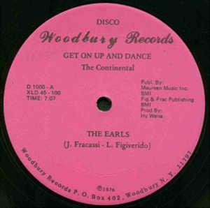 Front Cover Single The Earls - Get On Up And Dance
