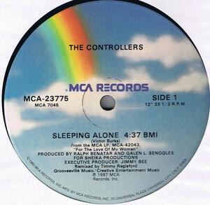 Front Cover Single The Controllers - Sleeping Alone