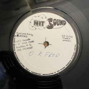 Front Cover Single Forsale - Erol Dunkley - O.k. Fred