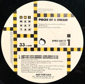 Front Cover Single Pieces Of A Dream - Ain't My Love Enough (Long Remix)