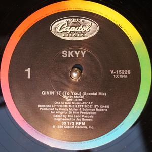 Front Cover Single Skyy - Givin' It To You