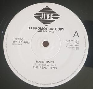 Front Cover Single The Real Thing - Hard Times