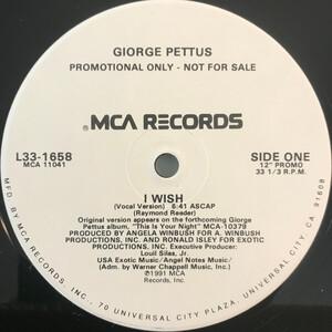 Front Cover Single Giorge Pettus - I Wish (Vocal Version)