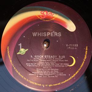 Front Cover Single The Whispers - Rock Steady