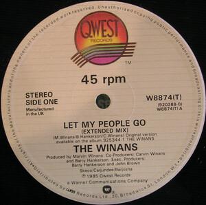 Front Cover Single The Winans - Let My People Go (Extended Mix)