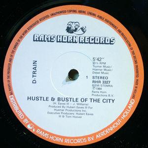 Front Cover Single D-train - Hustle & Bustle Of The City