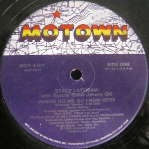 Front Cover Single Stacy Lattisaw - Where Do We Go (feat Johnny Gill)