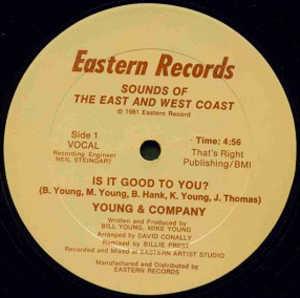 Front Cover Single Young And Company - Is It Good To You