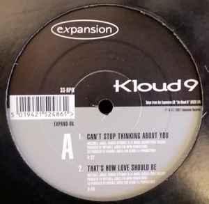 Front Cover Single Kloud 9 - Can't Stop Thinking About You