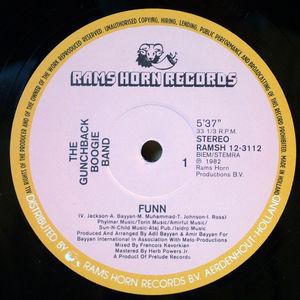 Front Cover Single The Gunchback Boogie Band - Funn
