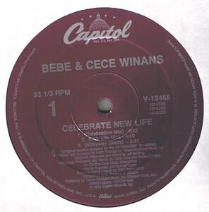 Front Cover Single Bebe And Cece Winans - Celebrate New Life