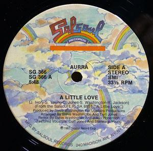 Front Cover Single Aurra - A Little Love