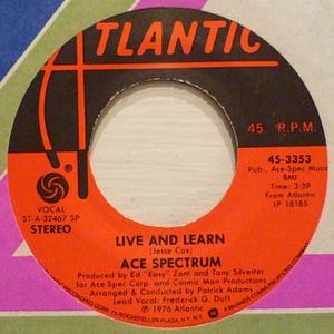 Front Cover Single Ace Spectrum - Live And Learn