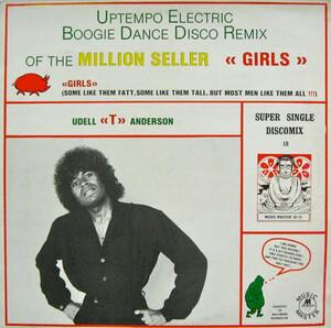 Front Cover Single Udell Anderson - Girls, Girls, Girls