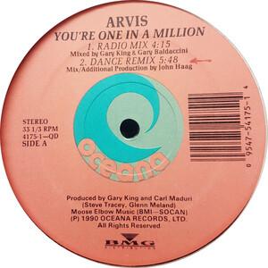 Front Cover Single Arvis - You're One In A Million (Radio Mix)