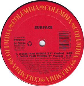 Front Cover Single Surface - Closer Than Friends