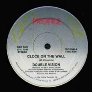 Front Cover Single Double Vision - Clock On The Wall