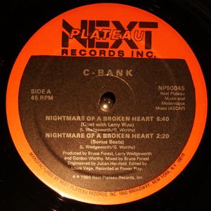 Front Cover Single C-bank - Nightmare Of A Broken Heart