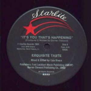 Front Cover Single Exquisite Taste - It's You That's Happening