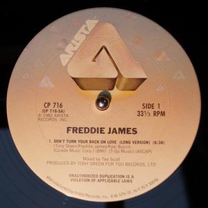 Front Cover Single Freddie James - Don't Turn Your Back On Love
