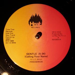Front Cover Single Frederick - Gentle (Calling Your Name)
