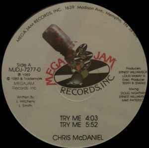 Front Cover Single Forsale - Chris McDaniel (Christopher McDaniels) - Try Me