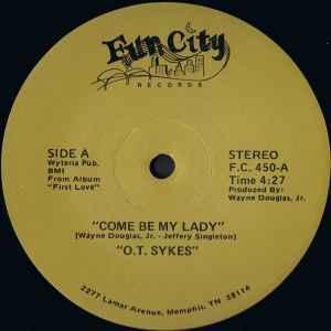 Front Cover Single O.t. Sykes - Come Be My Lady